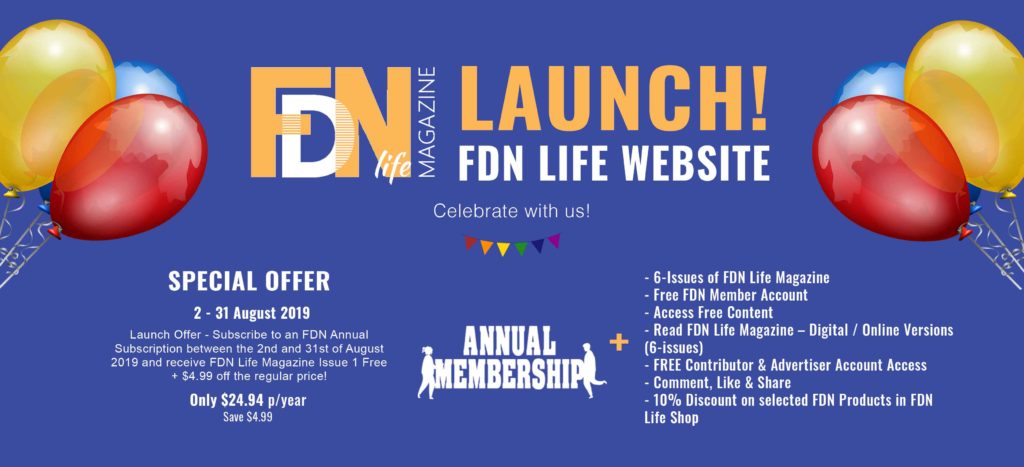 FDN Life Magazine - Website Launch Banner