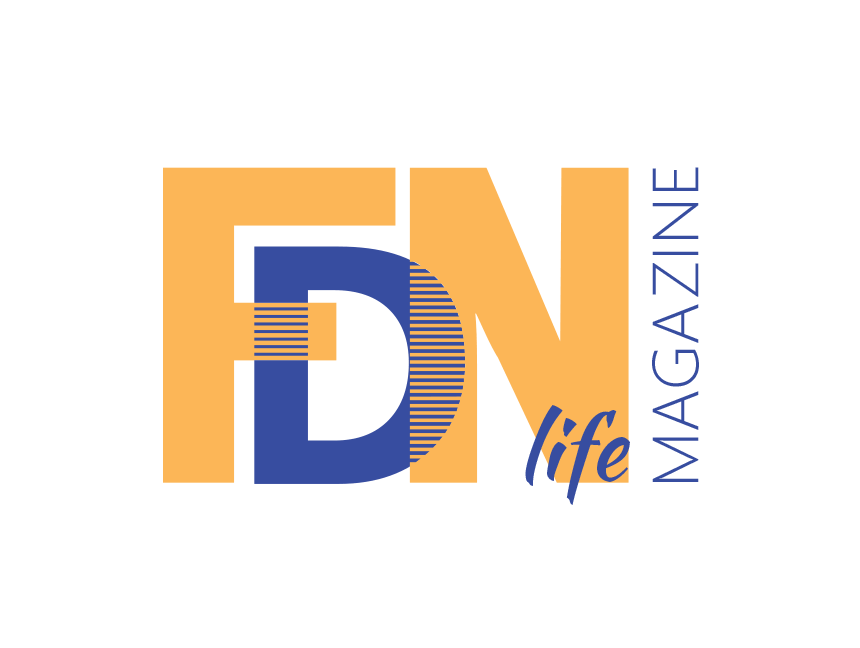 FDN Life Magazine Blue Logo with White Background