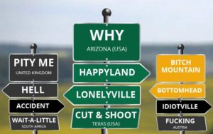 FDN LIFE MAGAZINE - ISSUE 4 - LOL! - THE STRANGEST, FUNNIEST & MOST HILARIOUS PLACE NAMES IN THE WORLD! - Why in Arizona